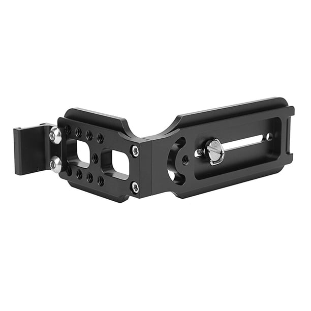 Placa de Liberación Rápida en Forma de L de Metal Duradero para Cámara SLR Soporte Universal para Rótula Hidráulica Anggrek Otros