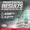 thumbnail image 2 of Simpson PowerShot Gas Pressure Washer, 4,200 PSI, 4.0 GPM, 389cc Honda Engine, 2 of 11