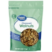 Great Value Chopped Walnuts, 4 oz