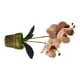 thumbnail image 3 of Flor de orquídea en maceta artificial Simulación de tela de decoración floral Orquídea falsa con maceta, Champán Monstrate HA7708-02B, 3 of 6