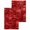 Red, variant on Red Geometric Kitchen Dish Towels for Drying Dishes Set of 2, Vintage Minimalism Abstract Aesthetic Waffle Weave Microfiber Hand Tea Bathroom Towels Quick Dry & Absorbent Towel 15.7x23.6