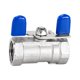 thumbnail image 2 of Válvula de cierre de agua con manija en T, válvula de bola de cierre de puerto completo, rosca hembra NPT recta, accesorios de plomería para tuberías 127 mm, 2 of 8
