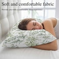 thumbnail image 5 of Sage Green Eucalyptus Throw Pillow Covers, Spring Watercolor Botanical Leaves Soft Breathable Pillow Cases with Invisible Zipper for Sleeping, Small Pillowcases for Couch Bed Sofa Chair 16x24 Inches, 5 of 9