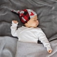 thumbnail image 4 of Daiia Buffalo Plaid Love And Gnome Pattern Baby Beanie Knit Toddler Hat Kids Embroidered Beanies Cap for Girls Boys 0-8 Years, 4 of 5