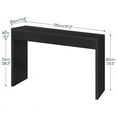 thumbnail image 4 of HOOBRO 47.2" Console Table Sofa Table Open Storage, Minimalist Style, for Entrance, Hallway, Living Room, Bedroom, Dining Room, Corridor, Black BK123XG01, 4 of 10