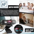 thumbnail image 4 of letairis Desktop Computer Webcam HD USB 2.0 Conference PC Camera with Microphone Wired Laptop Web Cam Camcorder for Home Video Call Black 4K, 4 of 8