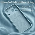 thumbnail image 3 of Magnetic for iPhone 17 Pro Max Case, Compatible with MagSafe, [Integrated Silicone Camera Control Button] [Camera Protection] Anti-Scratch Microfiber Lining Phone Case, 6.9", 3 of 9