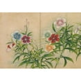 thumbnail image 2 of Zhang Ruoai 14x11 Gold Ornate Wood Frame and Double Matted Museum Art Print Titled - Pinks (18th Century), 2 of 4