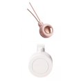 thumbnail image 1 of 2 uds. USB recargable para exteriores, hogar, oficina, aula, senderismo, rosa blanco Colco Abanico portátil, 1 of 8