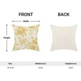 thumbnail image 5 of Spring Yellow Floral Pillow Covers 18x18 Inch Set of 2, Chinoiserie Yellow Flower Decorative Throw Pillowcase Vintage Floral Outdoor Cushion Cover for Sofa Couch Living Room Bed Decor, 5 of 5