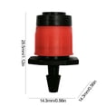 thumbnail image 2 of Gotero de riego ajustable Wdftyju boquilla giratoria para jardín 20 unidades color rojo, 2 of 5