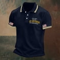 thumbnail image 5 of XDZJLR Men's Polo Shirts 250 Anniversary Patriotic Short Sleeve Casual Comfort Commemorative Graphic Collared 4Th Of July Independence Day Shirts Men S-5Xl, 5 of 5