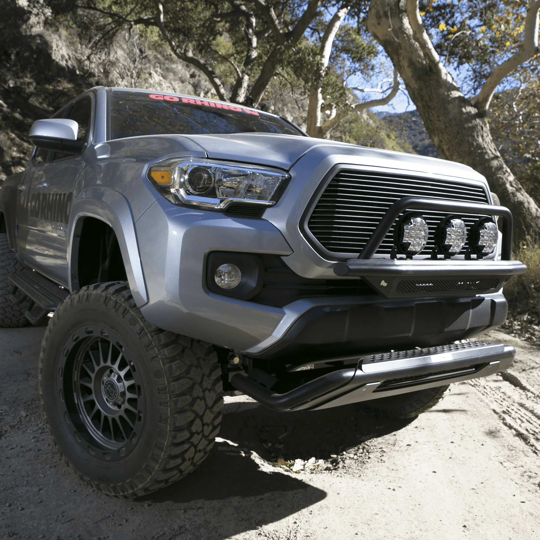 Go Rhino 566860T RC3 LR Light Ready Skid Plate Bull Bar with Mounting Brackets Kit For 09-23 1500, Ram 1500, 1500 Classic Fits select: 2009-2012 DODGE RAM 1500