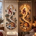 thumbnail image 5 of Jesus Light of Heaven Christmas Wall Hanging, Warm LED Lighted Acrylic Art, for Living Room Entryway Fireplace Holiday Display, 5 of 8