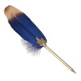 thumbnail image 1 of Quill Pen Durable Elegant Smooth Ink Flow Comfortable Writing Feather Ballpoint Pen for Home Office School, 1 of 8