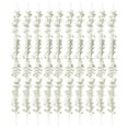 thumbnail image 2 of 10 Branches Wisteria Hanging Flowers,6Ft Artificial White Wisteria Flowers Garland for Wedding Arch Ceremony Party Garden Home Backdrop Decor(White), 2 of 9