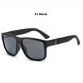 thumbnail image 5 of Vintage Large Square Frame Sunglasses - Polarized Fashion Shades for Men and Women, Ideal for Outdoor Sports, Party, Vacation, Travel, Driving, Fishing, Decors, and Photo Props with Gift-Giving Option, 5 of 5
