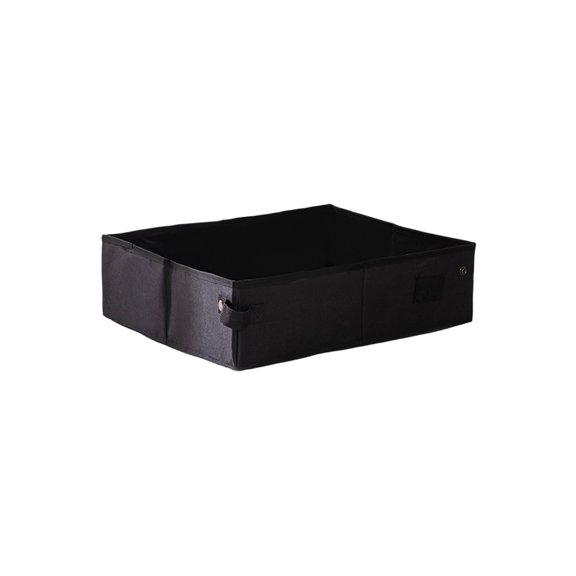 Portable Litter Box for Cats, Folding Cat Litter Box Waterproof, 11.02 * 16.14 * 4.33 Inches, Pet Essentials for Traveling & Camping, Indoor & Outdoor Black Small