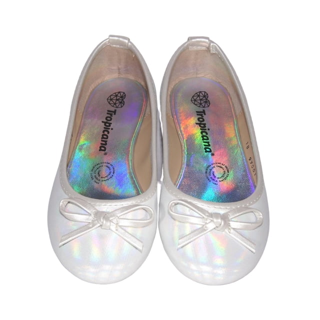 Balerinas Tropicana Plata Niña Antiderrapante Casual 12-26.6 plateado 25