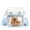 Blue, variant on ibiyuan Clear Crossbody Bag Transparent Shoulder Bag For Boys And Girls Crossbody Bag Or Handbag