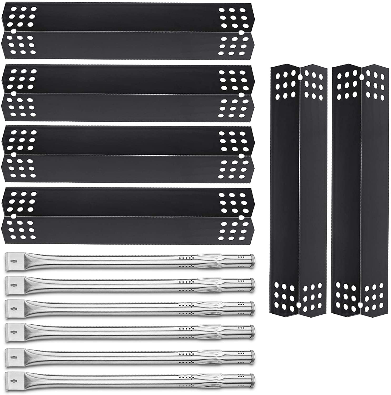hovedsagelig Vidner tone Hisencn Grill Parts Kit for Home Depot Nexgrill 6 Burner Gas Grill,  Stainless Steel Pipe Burners Heat Plates Tent Sheids Flame Tamers Grill  Replacement Kit - Walmart.com