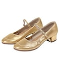 thumbnail image 2 of Oyedens Gold Dance Shoes for Women Ankle Strap Dancing Heels for Ballroom Salsa Tango Flamenco Latin, 2 of 5