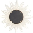 thumbnail image 5 of Antique Gold Starburst Wall Mirror 23" with Keyhole Bracket for Living Room, Bedroom, Bathroom, 5 of 5