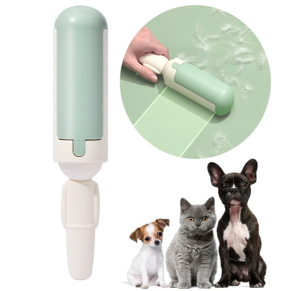 Pet Hair Remover Tool, Reusable Lint Roller Cat Dog Hair Remover for Couch, Furniture, Carpet, Car Seat or Bed, Multi-Surface Lint Roller with Storage