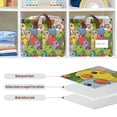 thumbnail image 4 of Yayeee Foldable Storage Basket for Shelves Waterproof Cloth Bins with Handles, Cartoon Birds Pattern, 4 of 7