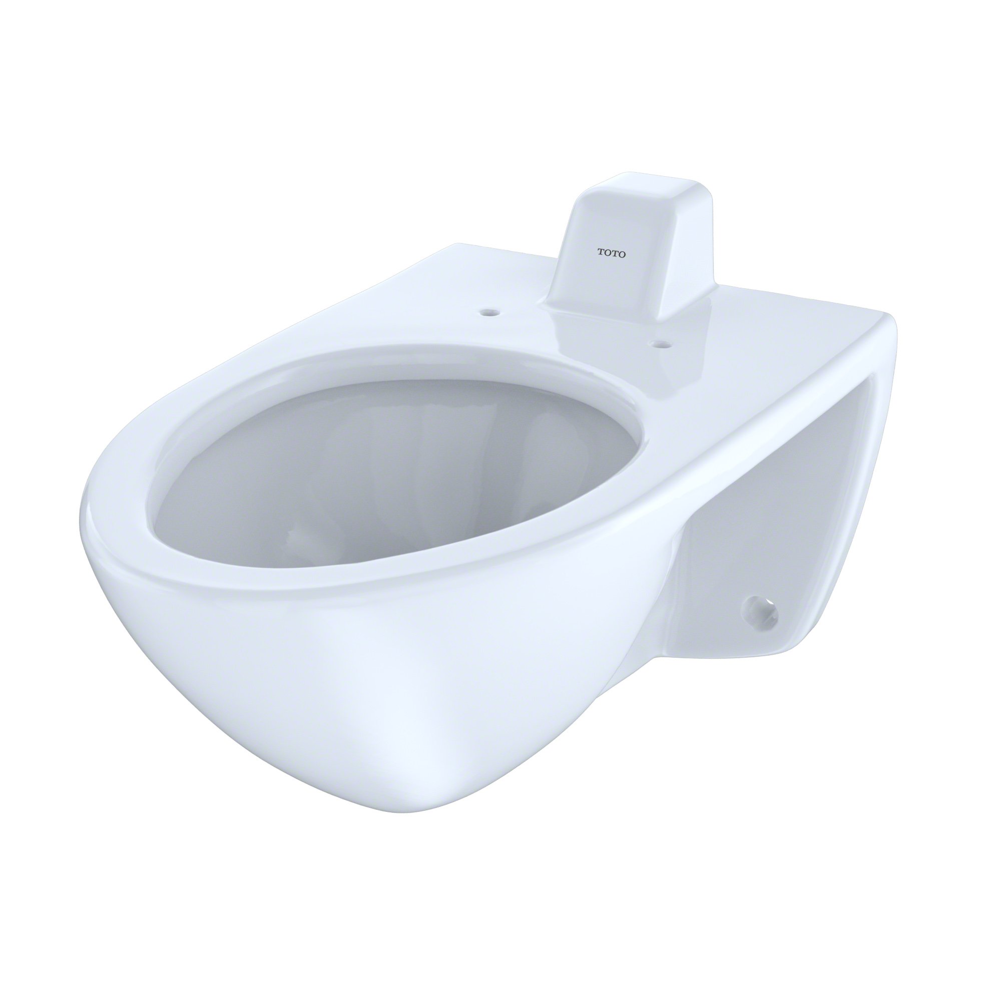 TOTO 1.0 GPF WallMounted Flushometer Toilet Bowl with Back Spud