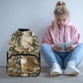 thumbnail image 2 of Yuyamidu Camo Hunting Deer School Backpack for Kids Boys Girls 10-12 Years Old Secondary School Bag with Two Side Pockets, 2 of 7
