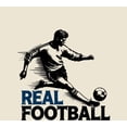 thumbnail image 4 of "Real Football" Sports Back to School Adult Natural Crew Neck Short Sleeve Tee-3XL, 4 of 4