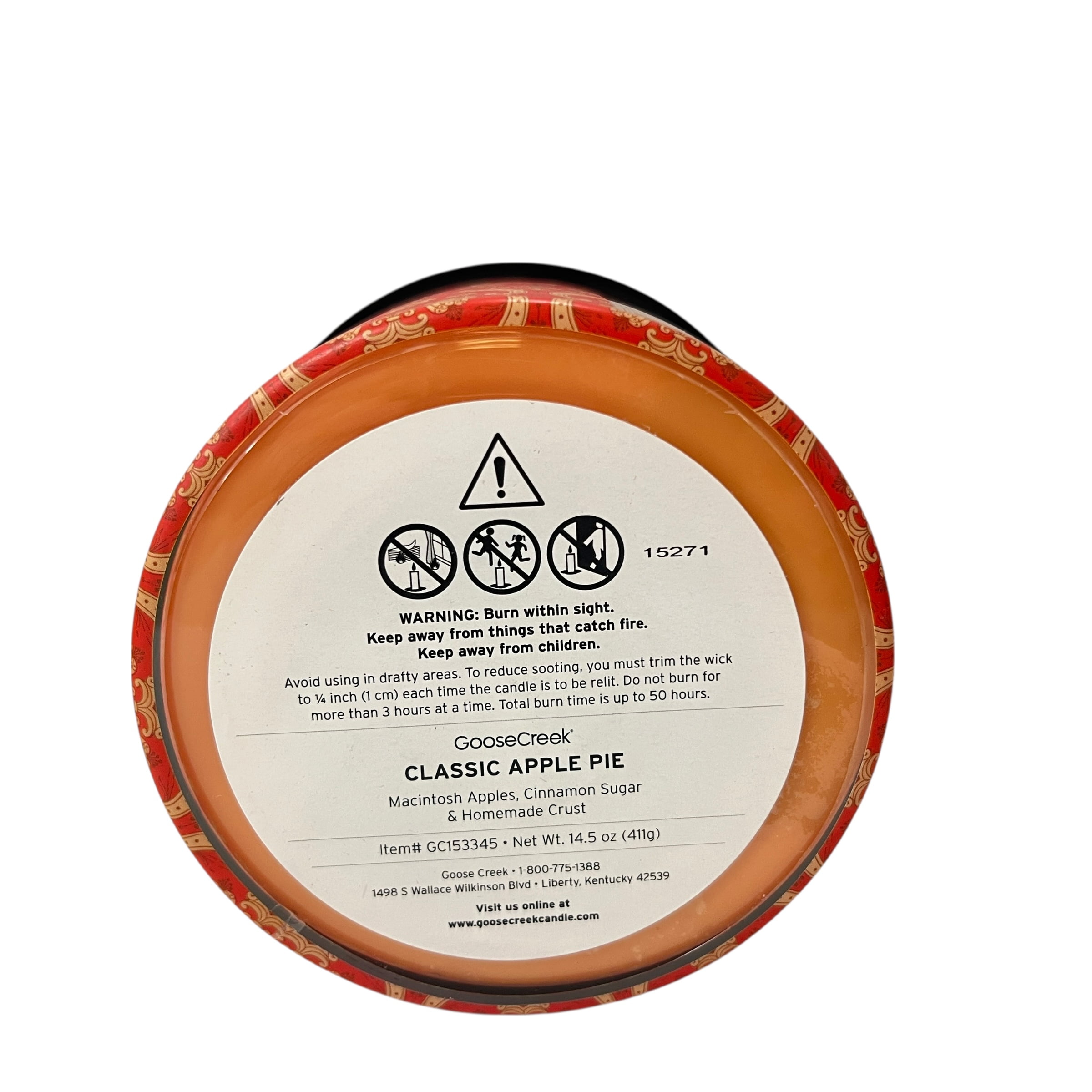 Goose Creek Classic Apple Pie 3 Wick Candle 14.5 oz