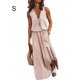 thumbnail image 4 of Jumpingount Vestido casual de verano para mujer - Cómodo y de moda Anotherchill Womens Casual Lounge Cunning Long Dress Gifted albaricoque rosa S Type2 NO2, 4 of 5