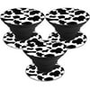 MightySkins POSOCK-Cow Print Skin Decal Wrap for Pop Sockets Sticker - Pack of 3 - Cow Print