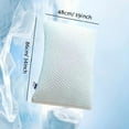 thumbnail image 5 of 2-Pack Hotel Quality Non-Collapsing Down Alternative Cooling Pillows | King Size, Polyester and Viscose Cover, Memory Foam Filling, Machine Washable, 5 of 8