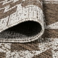 thumbnail image 5 of JONATHAN Y SANTA MONICA 8 x 10 Area Rug, Marokko Diamond Tribal Medallion - Brown/Beige, SMB127B-8, 5 of 7