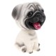 thumbnail image 4 of 2pcs Bobble Head Dog Toys Car Dashboard Decoración Doll Bobbing Pug, 4 of 6