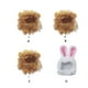 thumbnail image 4 of Greeniant Gorro de conejo y gato bonito y divertido de poliéster con orejas, accesorio Adorable para mascotas, peluca de melena de león para Ropa para mascotas Peluca Melena León M, 4 of 6