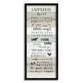 thumbnail image 2 of Stupell Industries Farmhouse Rules Inspirational Family Phrases Striped Plank Pattern, 10 x 24,Design by CAD Designs, 2 of 5