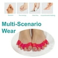 thumbnail image 3 of Qinyurj 4-Pack Toe Separators & Toe Spacers -Bunion Corrector, Overlapping Toes corrector, Hammer Toe, Restores Natural Toe Alignment Unisex,Regular Size, 3 of 6