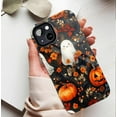 thumbnail image 5 of Halloween Autumn Spooky Cute Ghost Pumpkin Phone Case for iPhone 11/12/13/14/15/16 (Pro Max/Plus) - Perfect for Festival Lovers & Seasonal Decor Enthusiasts, 5 of 9