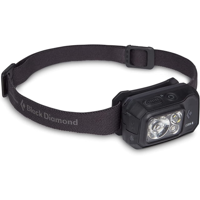 Black Diamond Equipamiento - Storm 500-r Headlamp, Negro CNX Linterna frontal negra