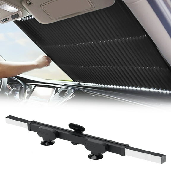 NEW Retractable Windshield Sun Shade for Car Fits Front Window of Various Models