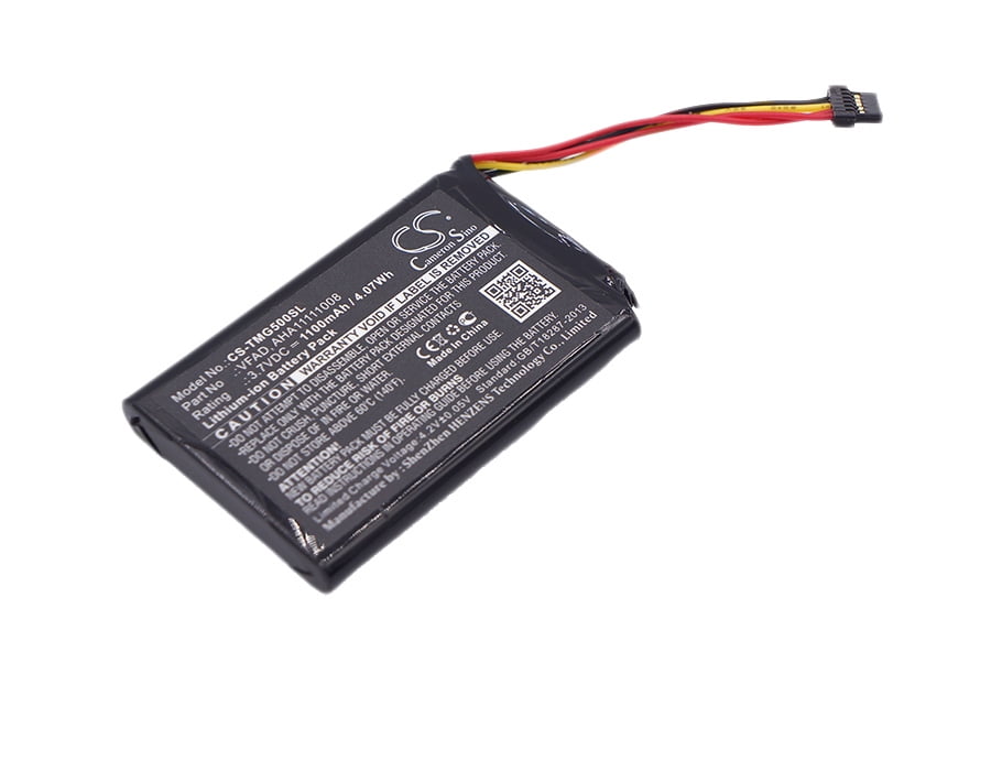 Replacement Battery For TomTom 3.7v 1100mAh / 4.07Wh GPS, Navigator