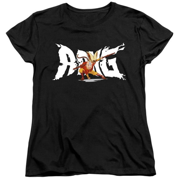 Avatar The Last Airbender Aang and Momo Women's T Shirt