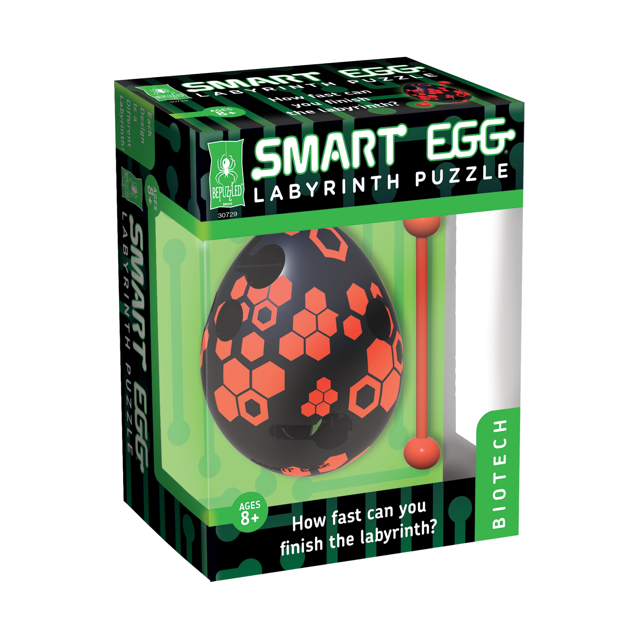 New Level 2 Bepuzzled BIOTECH 1 Layer Smart Egg Labyrinth Puzzle Maze Age 8 