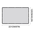 thumbnail image 3 of ddioayh Clearance Outdoor Projection Screen, Washable Projector Screen 16:9 Foldable Portable Projector Movies Screen For Home Outdoor Indoor Support Double Sided Projection, 3 of 8