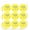 Clear, variant on Spongebob Angry Face 1" Planner Calendar Scrapbooking Crafting Clear Stickers
