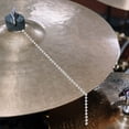 thumbnail image 4 of ETHZZLE 2Pcs Plated Silver Cymbal Chain for Rides and Crashes Drum Kit Extensions with Easy Installation, 4 of 8